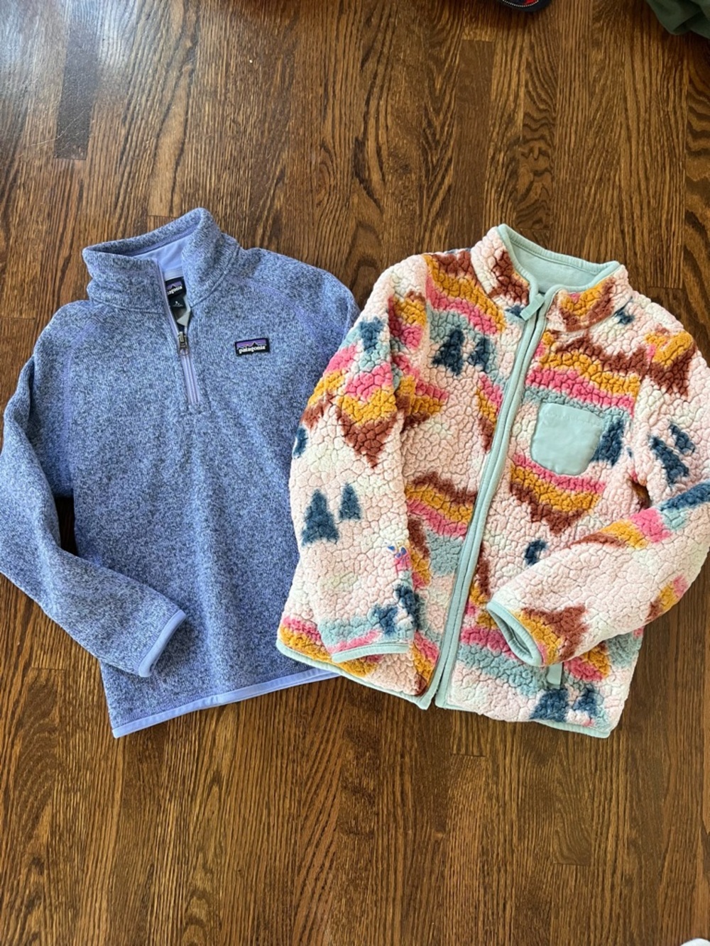 6-8 Girls Sweatshirt Bundle, Patagonia and Cat & Jack